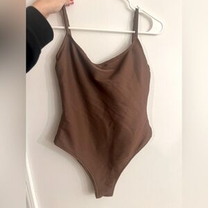 Zulu and Zephyr gorgeous brown one piece!